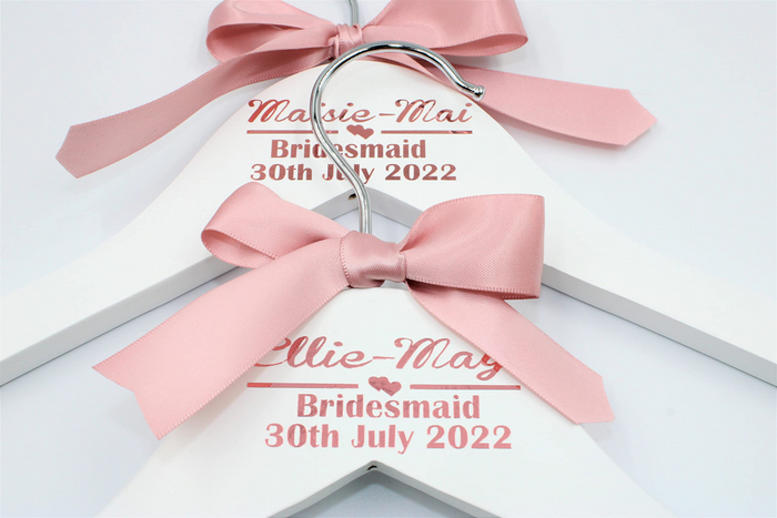 Personalised Wedding Hanger – Custom Bridal & Bridesmaid Dress Hangers