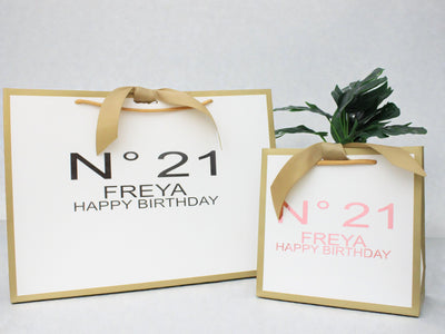 Personalised Luxury Birthday Gift Bag – Custom Age, Name or Occasion