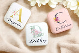Personalised Jewellery Box – Compact Travel Jewellery Case with Name & Initial