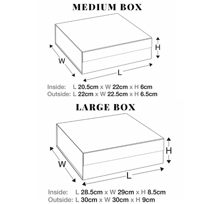 Luxury Personalised Gift Box with Name – Custom UV Printed Keepsake for All Occasions