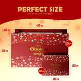 Christmas Gift Bag with Christmas Greeting Card| Large - 440x320x120mm