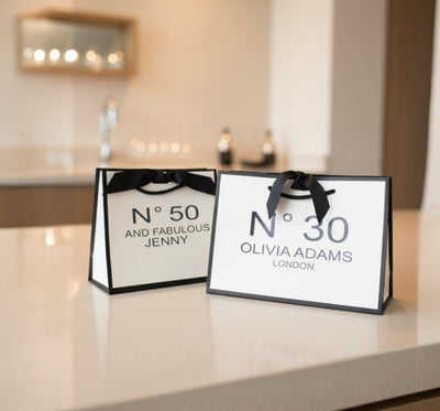 Designer-Style Personalised Gift Bag – Custom Age, Name or Occasion
