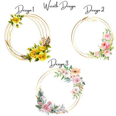 Personalised Wedding Gift Box with Name – UV Printed, Magnetic Closure & Ribbon