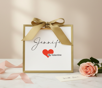 Custom Valentine Gift Bag | Personalised Gift Bag for Valentine’s Day
