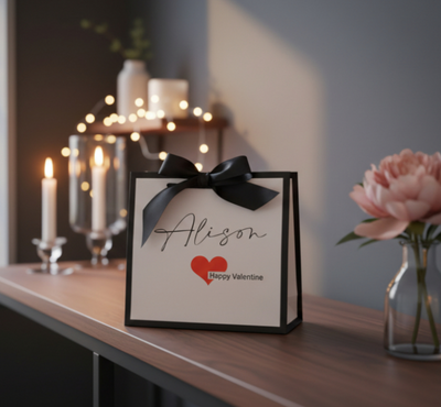 Custom Valentine Gift Bag | Personalised Gift Bag for Valentine’s Day