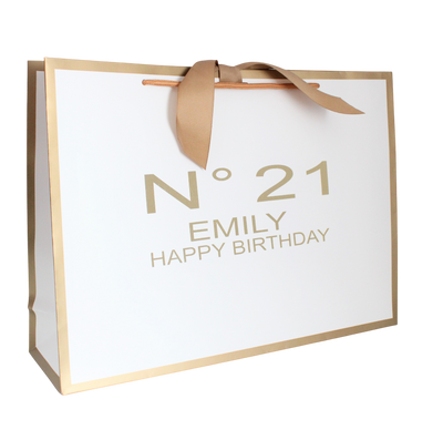 Personalised Luxury Birthday Gift Bag – Custom Age, Name or Occasion