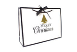 Christmas Gift Bag with Rope Handle and Ribbon | Large - 440x320x120mm
