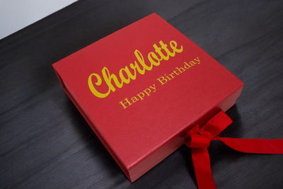 Luxury Personalised Gift Box with Name – Custom UV Printed Keepsake for All Occasions