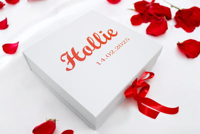 Luxury Personalised Gift Box with Name – Custom UV Printed Keepsake for All Occasions