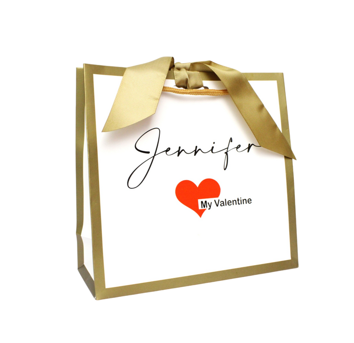 Custom Valentine Gift Bag | Personalised Gift Bag for Valentine’s Day