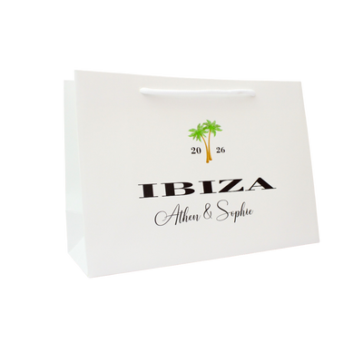 Luxury Destination Wedding Gift Bag | Personalised Keepsake Bag | Bridal Party Gift Bag UK