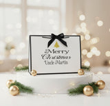 Minimalist Personalised Christmas Gift Bag | Premium Holiday Gifting