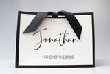 Luxury Personalised Wedding Gift Bag | Custom Wedding Party Gift Bag