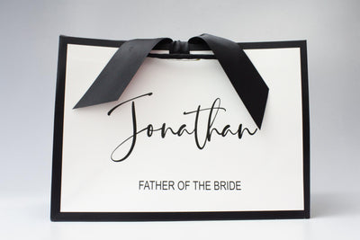 Luxury Personalised Wedding Gift Bag | Custom Wedding Party Gift Bag