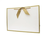 Gold Edge Matt Laminated Luxury Gift Bags with Ribbon | Large -  440x320x120mm